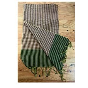 Mixed Print Fashion Scarf Vintage Plaid Striped